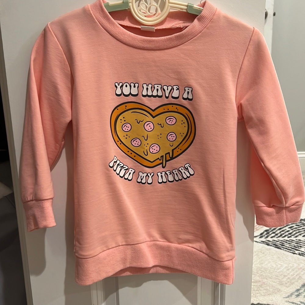 4T valentine day sweatshirt